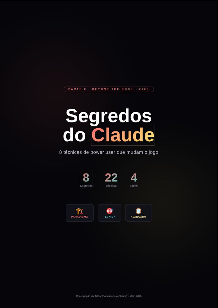 Cover of the guide Segredos do Claude