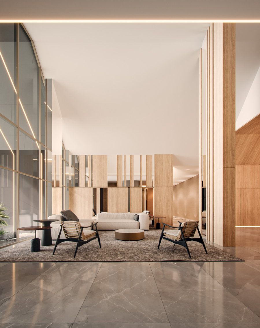 Interior render from the Wizards Office gallery
